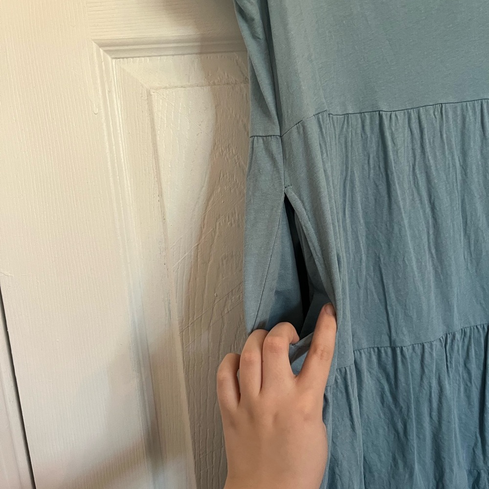 Time and Tru Light Blue Dress - Picture 3 of 6